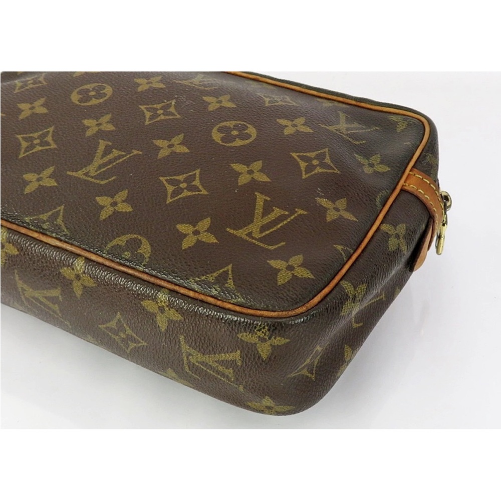 Louis Vuitton Monogram Brown and Gold Cosmetic Case - Picture 9 of 16